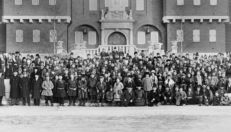 samer samlade i Östersund 1918