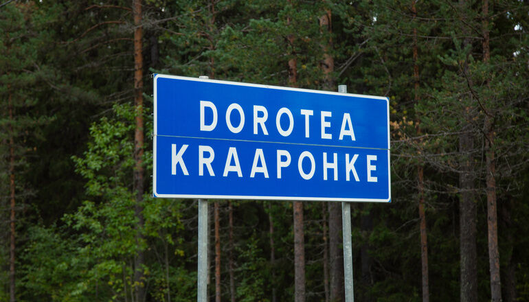 vägskylt dorotea kraapohke